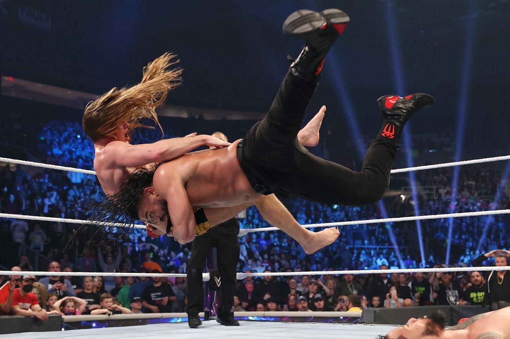 The six-man tag match at WrestleMania Backlash was a chaotic masterpiece